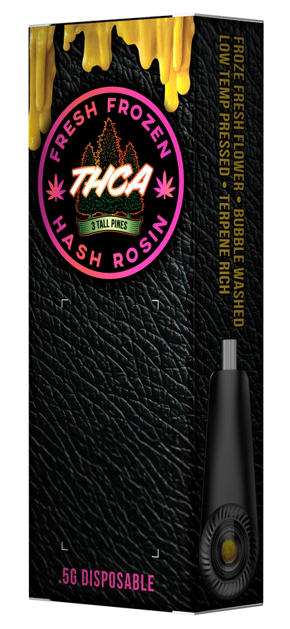 3 tall pines hash rosin disposable