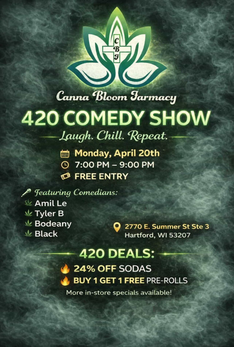 canna bloom farmacy 420 comedy 1 768x1139