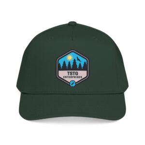 tstg enterprises baseball cap — embroidered logo hat