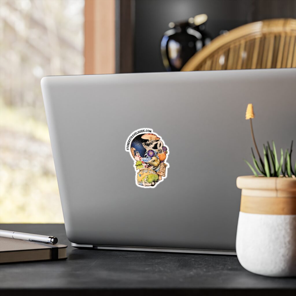 the stoner's travel guide to wisconsin kiss cut vinyl decals