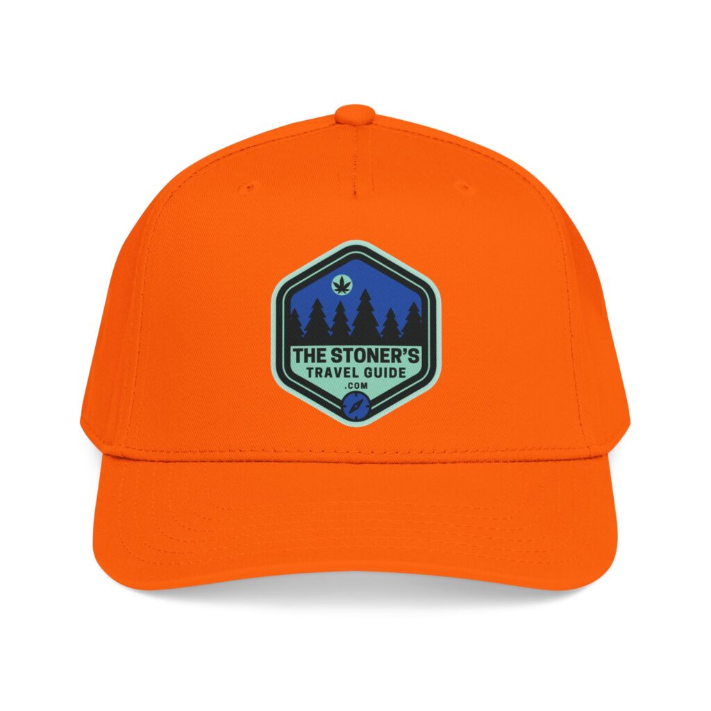 the stoner's travel guide logo baseball cap embroidered hat
