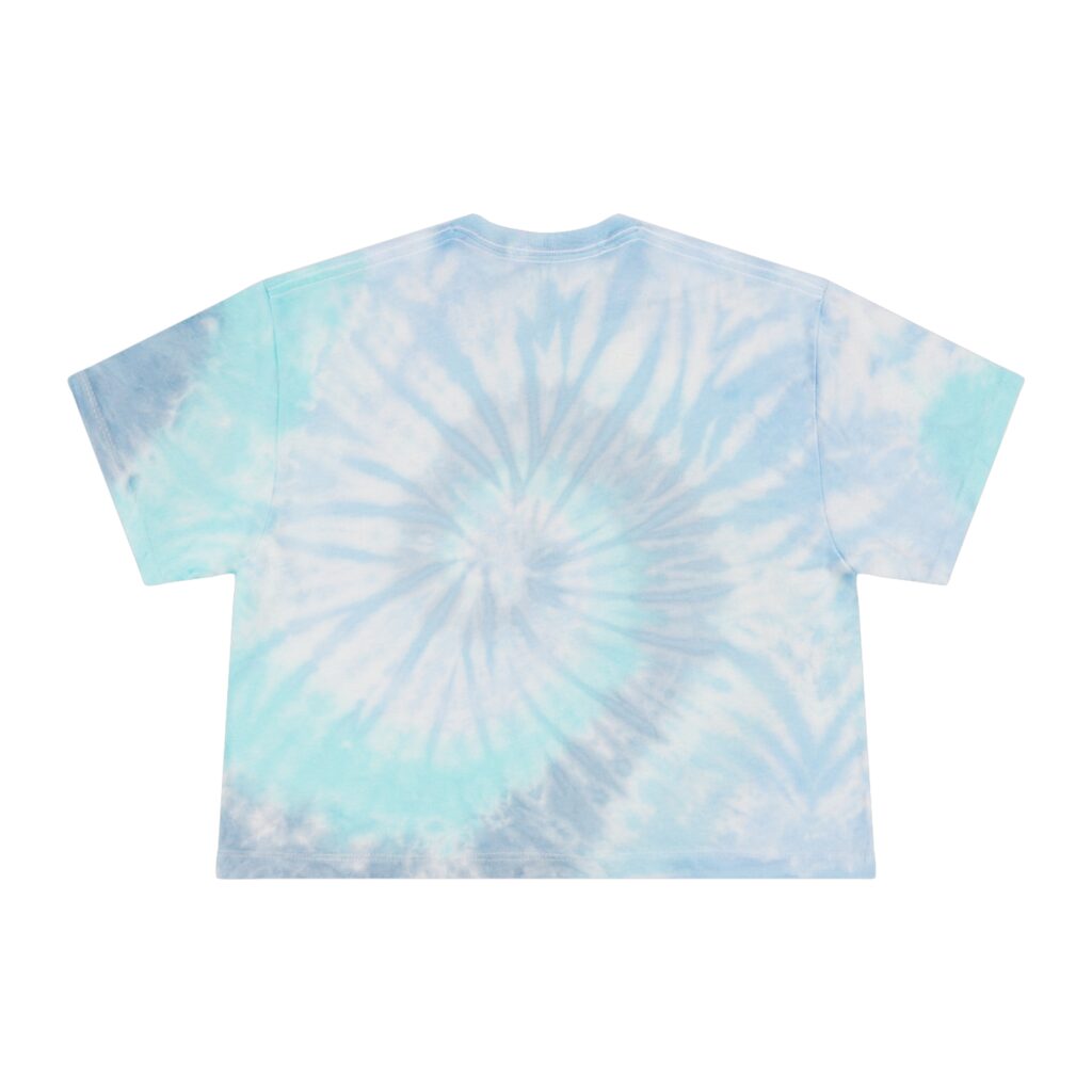 the stoner's travel guide to wisconsin women's tie dye crop tee