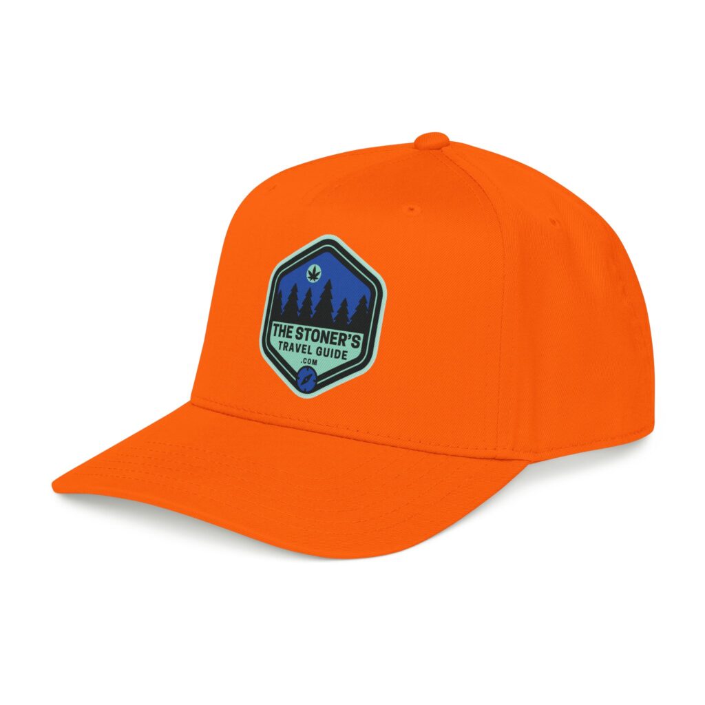 the stoner's travel guide logo baseball cap embroidered hat
