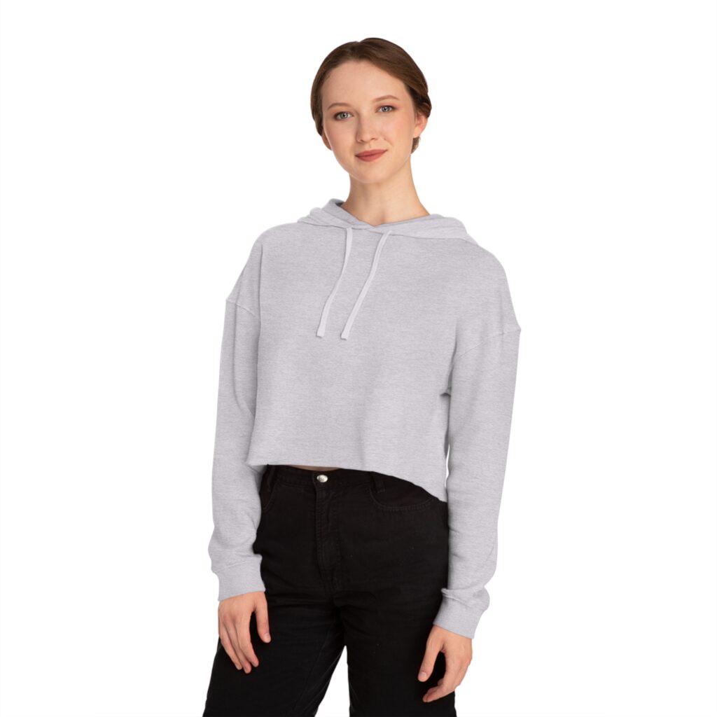 the stoners' travel guide to wisconsin women’s cropped hooded sweatshirt