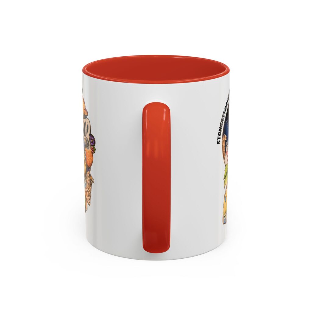 the stoner's travel guide to wisconsin accent coffee mug (11, 15oz)