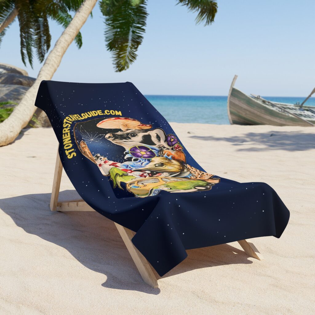 the stoner's travel guide to wisconsin beach towel