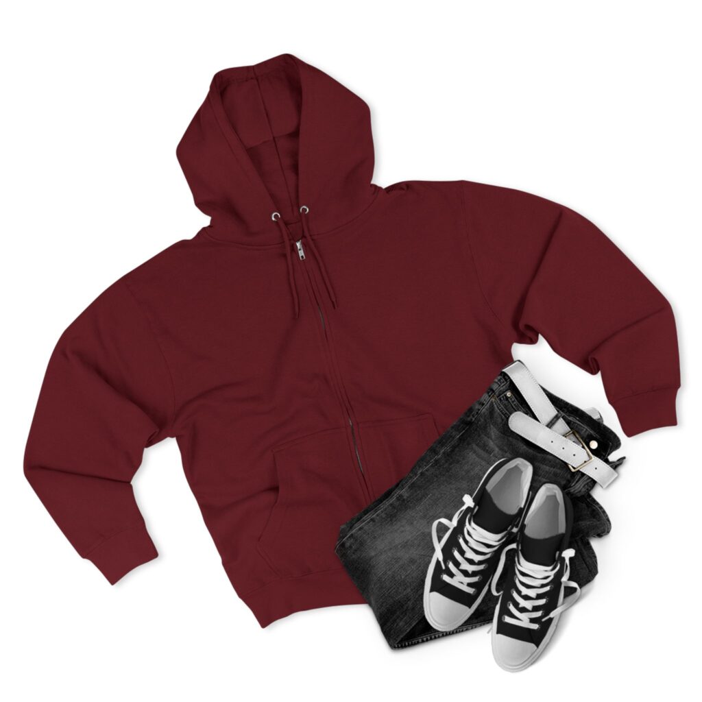 the stoner's travel guide to wisconsin unisex zip hoodie