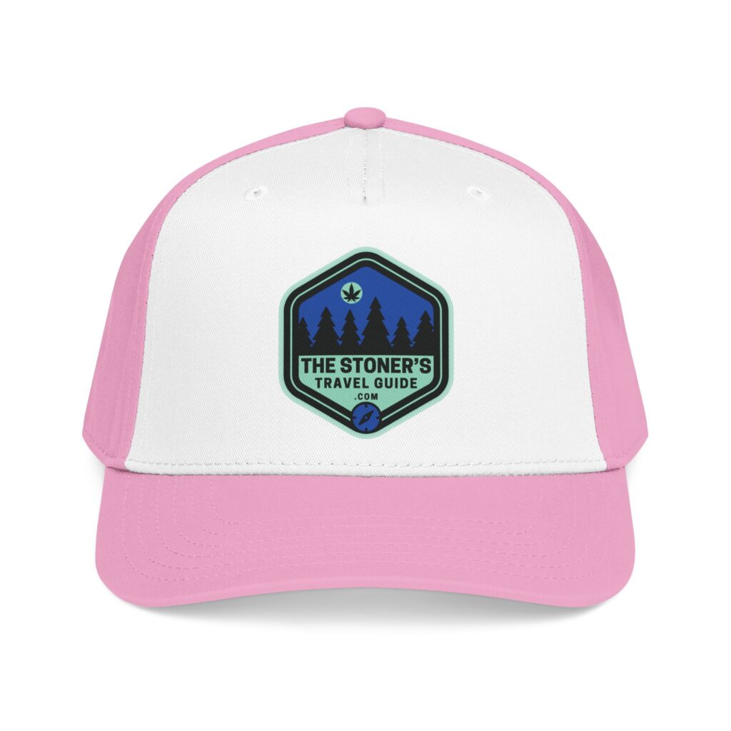 the stoner's travel guide logo baseball cap embroidered hat