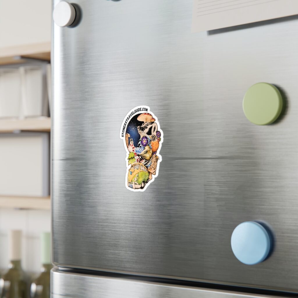 the stoner's travel guide to wisconsin kiss cut vinyl decals