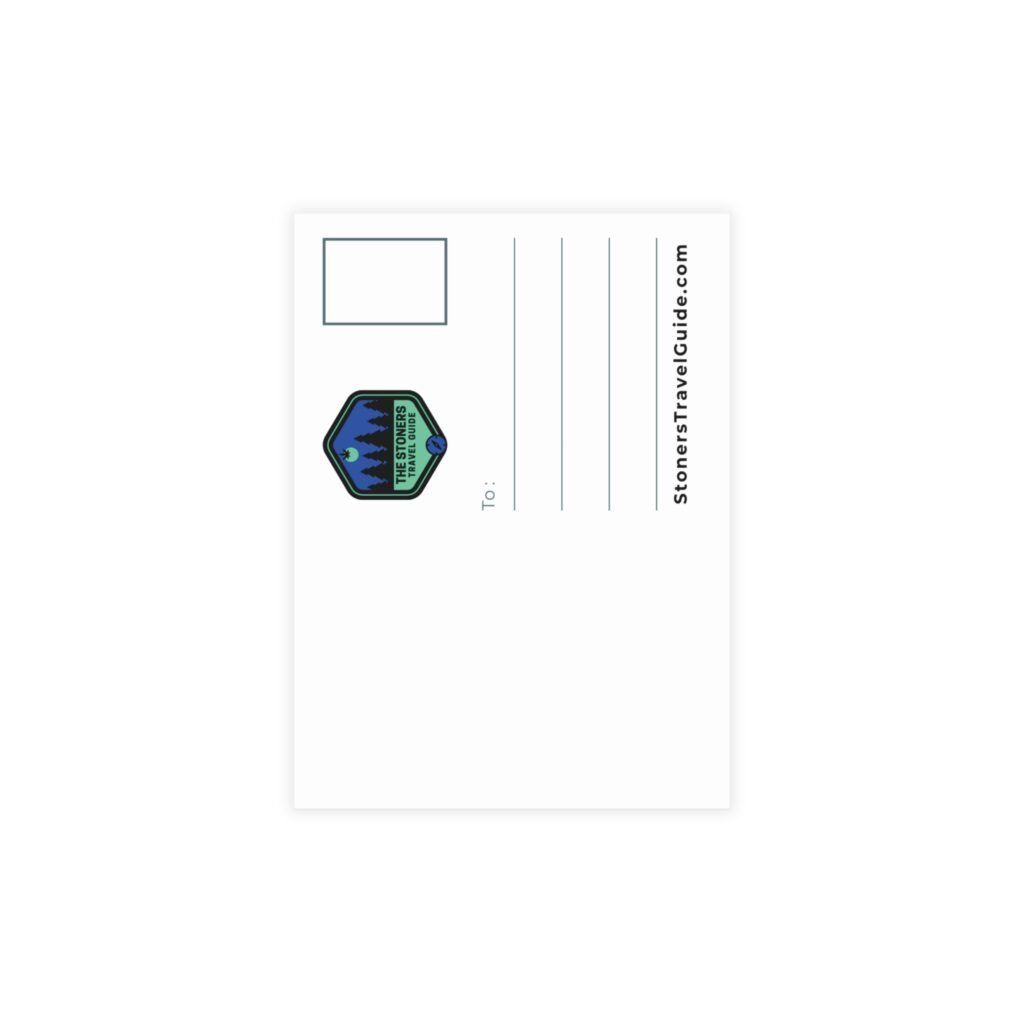 the stoner's travel guide to wisconsin cover artwork postcard bundles (envelopes included)