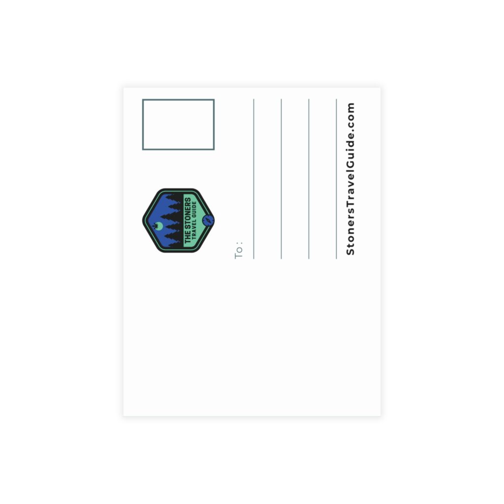 the stoner's travel guide to wisconsin cover artwork postcard bundles (envelopes included)
