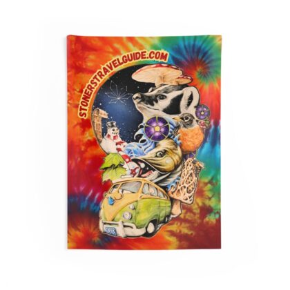 the stoner's travel guide to wisconsin tie dye wall tapestry design 5