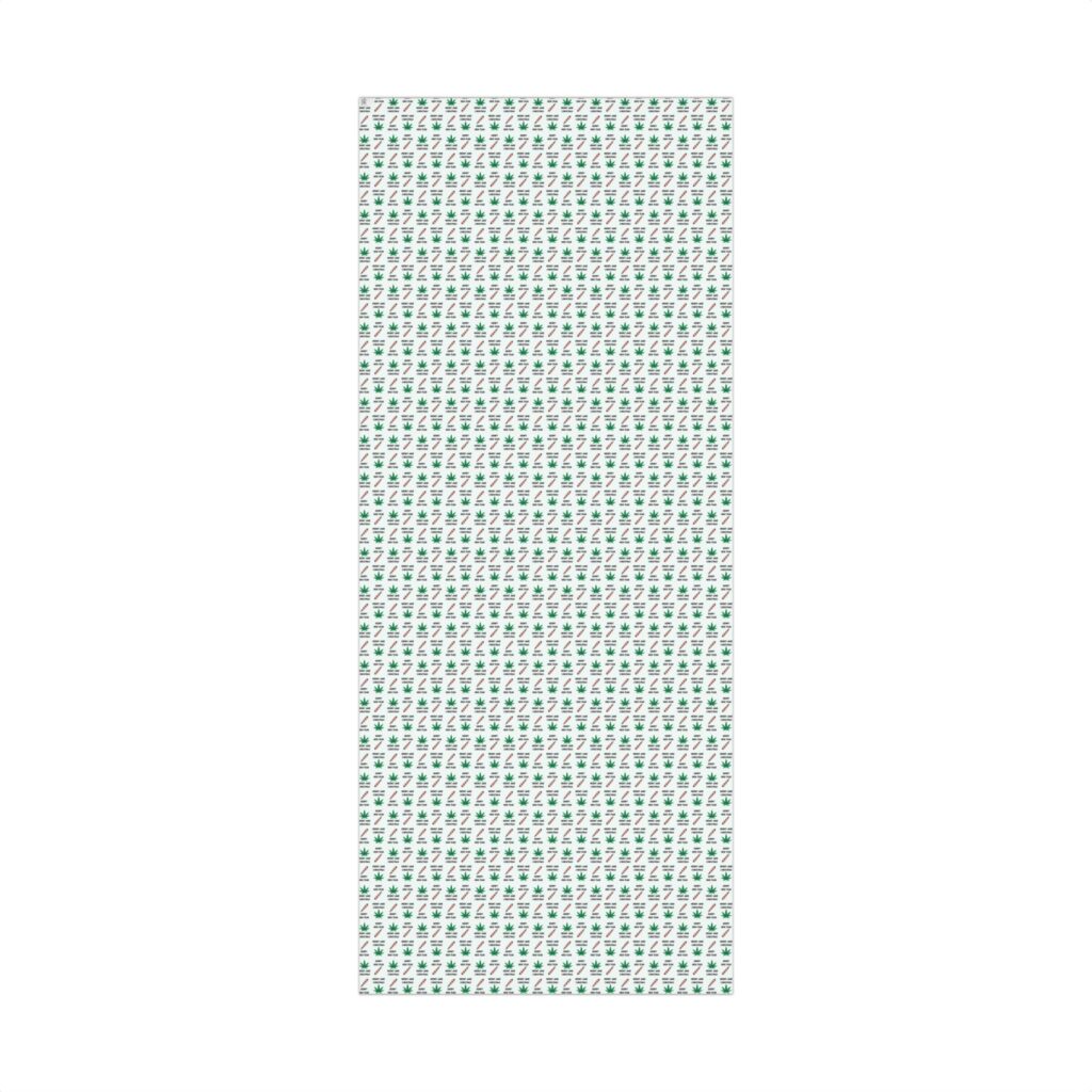 mary jane christmas / hempy new year gift wrap papers