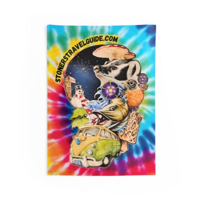 the stoner's travel guide to wisconsin tie dye wall tapestry design 6